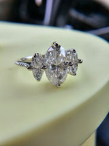 Beatrice Oval Moissanite Engagement Ring 3ct - PenelliBelle