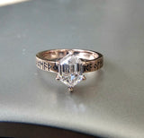 Frigg Viking Engagement Ring - Norse Rune Wedding Band | PenelliBelle