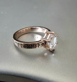Frigg Viking Engagement Ring - Norse Rune Wedding Band | PenelliBelle
