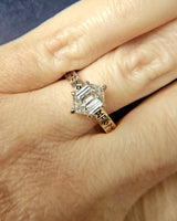 Frigg Viking Engagement Ring - Norse Rune Wedding Band | PenelliBelle