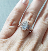 The Petite Ingrid EF White Moissanite