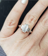 The Petite Ingrid EF White Moissanite