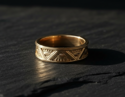 Emmerson Ring on Black Slate