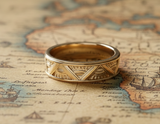 Emmerson Ring on Vintage Map