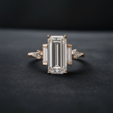 Ingrid Art Deco Ring - Clean Luxurious Background