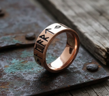 The Odin Ring on Rustic Surface