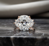 The Vivian - Cushion & Pentagon Cut All Diamond Version