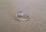 The Love Birds GH White Moissanite Center