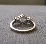 The Ellie OEC Moissanite Center