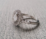 The Mae (Bezel Set) EF White Moissanite