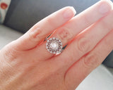 The Mae (Bezel Set) EF White Moissanite