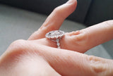 The Mae (Bezel Set) EF White Moissanite