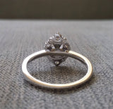 The Jasmine Grey Moissanite