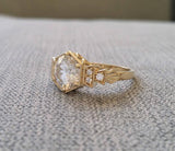 The Florence Larger 8 mm Version with EF Moissanite