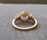 The Florence Larger 8 mm Version with EF Moissanite