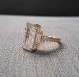 The Ingrid EF White Moissanite