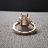The Ingrid EF White Moissanite