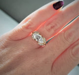 The Lorien GH White Moissanite Center
