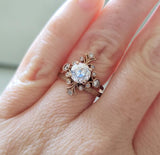 The Fountainhead OEC EF Moissanite Center