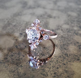 The Fountainhead OEC EF Moissanite Center